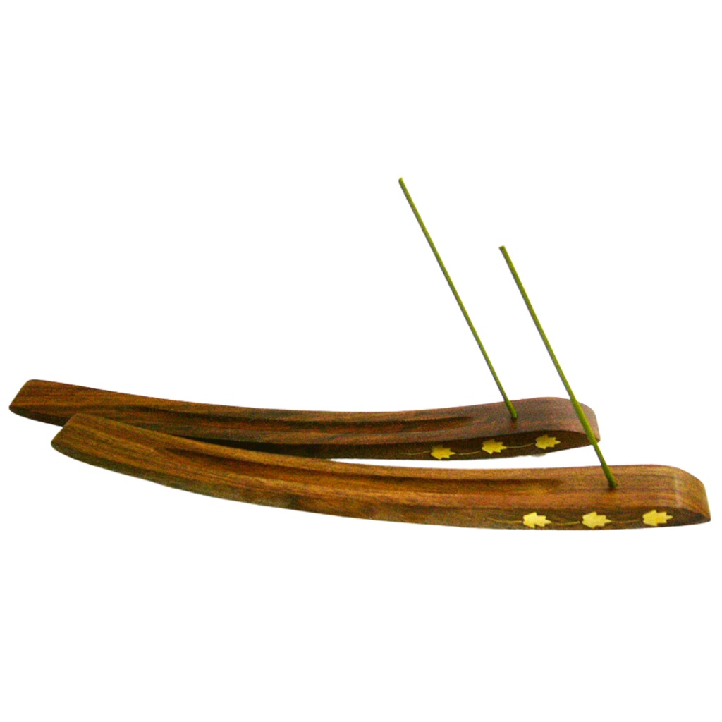 WOODEN | 香蕉船形灰烬收集器，铜嵌饰，25厘米