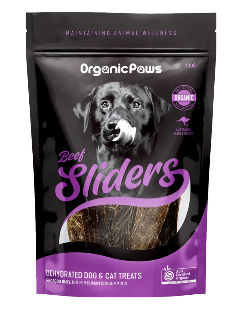 ORGANIC PAWS | 牛肉滑块 100 克