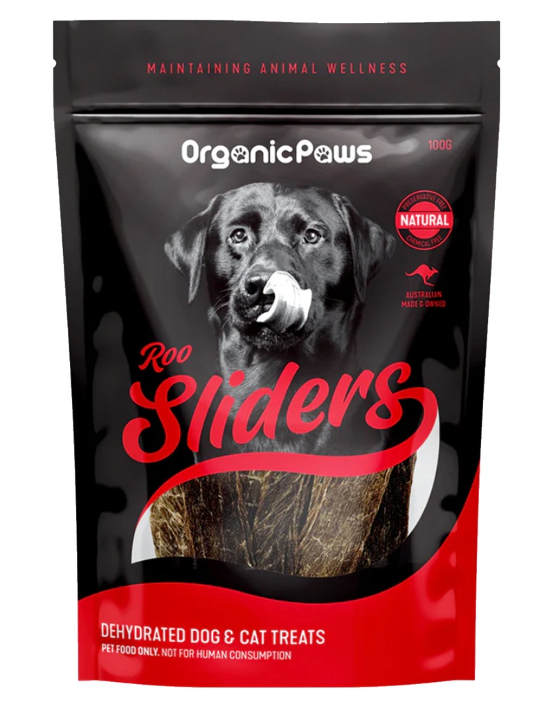 ORGANIC PAWS | Roo Sliders 100g x24