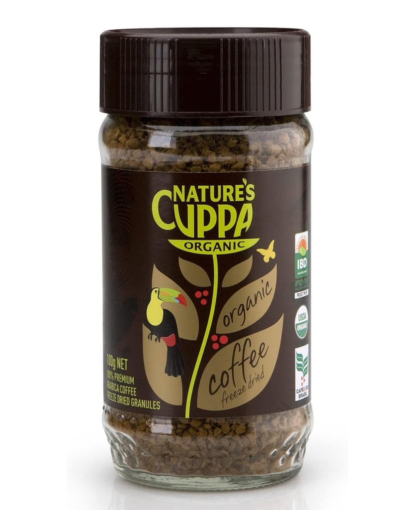 NATURE'S CUPPA | 有机冷冻烘干咖啡颗粒 100克