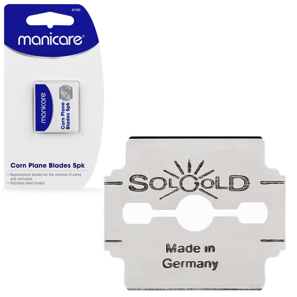 MANICARE | Corn Plane Replacement Blades, 5 Pack