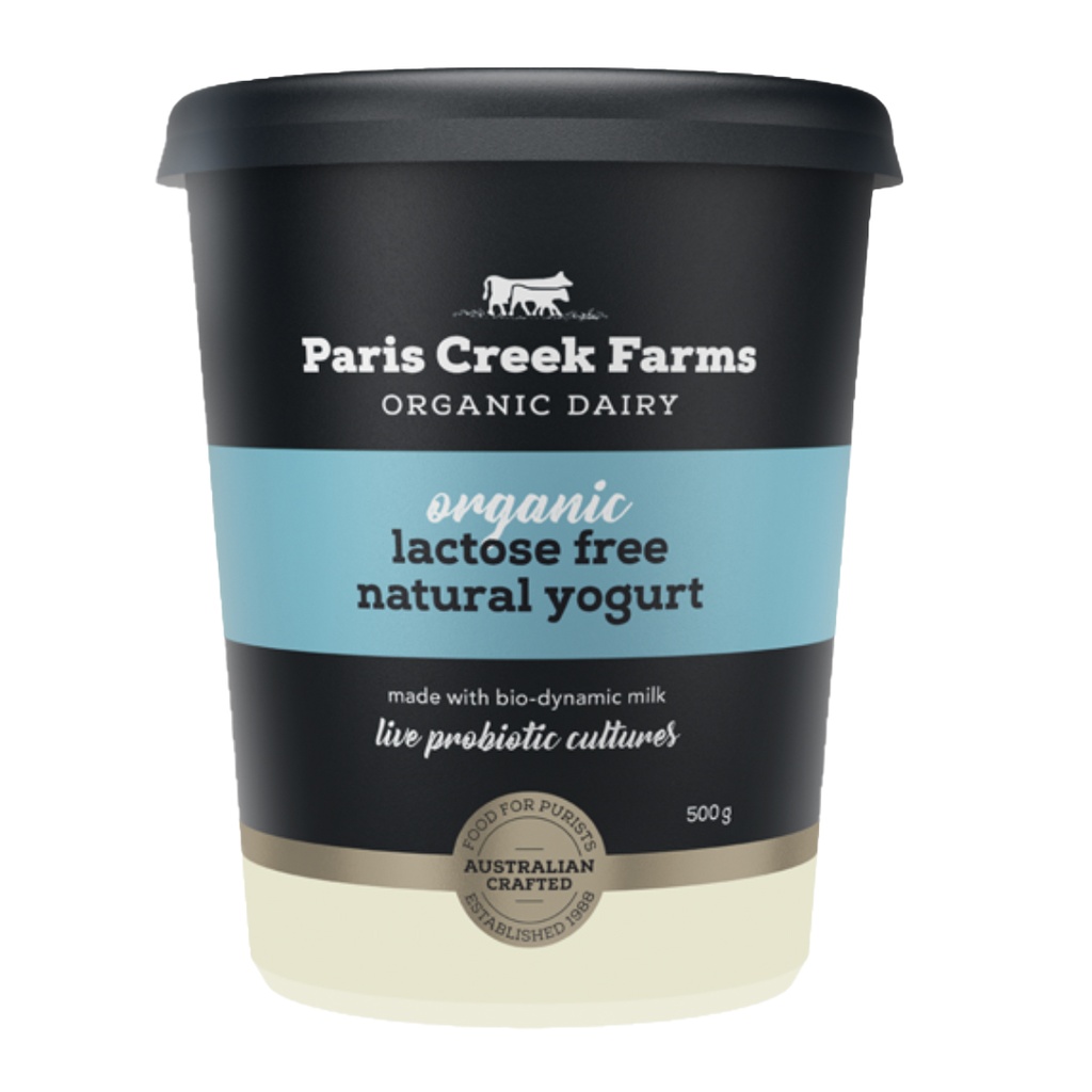 PARIS CREEK FARMS | Organic Lactose Free Natural Yogurt 500g