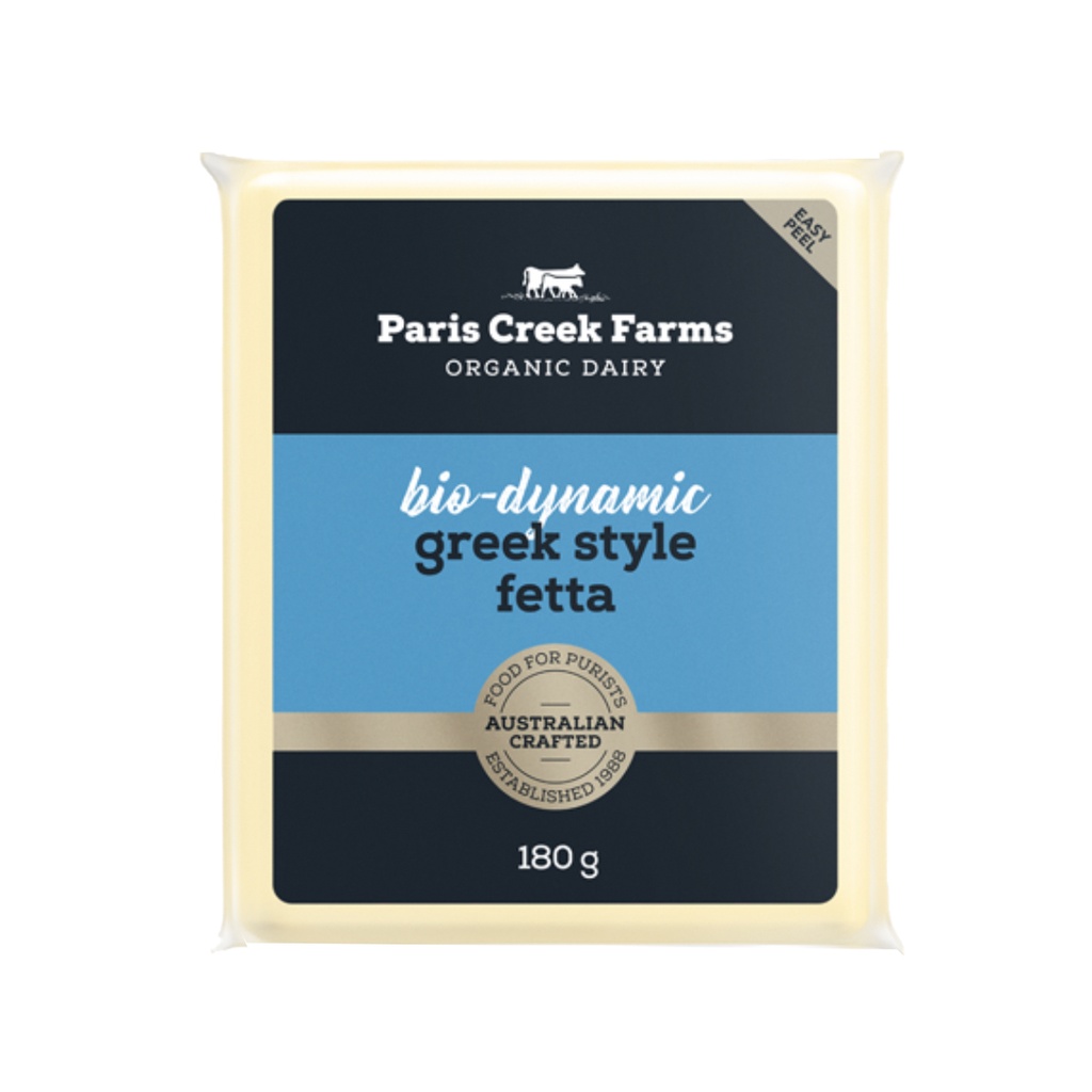 PARIS CREEK FARMS | Bio-Dynamic Greek Style Fetta 180g