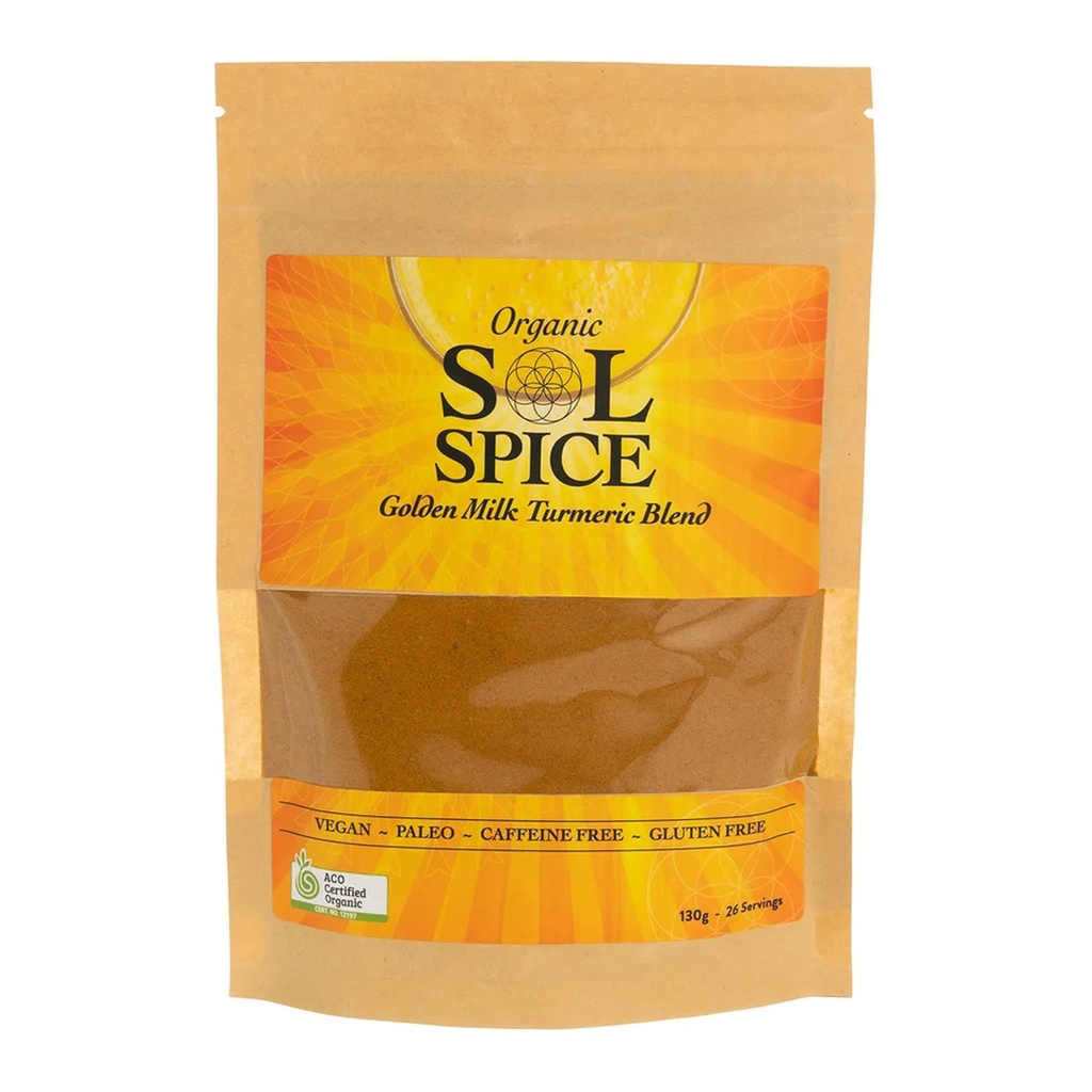 SOL ORGANICS | Golden Milk Turmeric Blend 100g