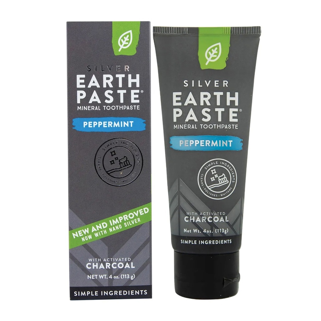 REDMOND | Earthpaste Toothpaste with Silver Peppermint & Charcoal 113g