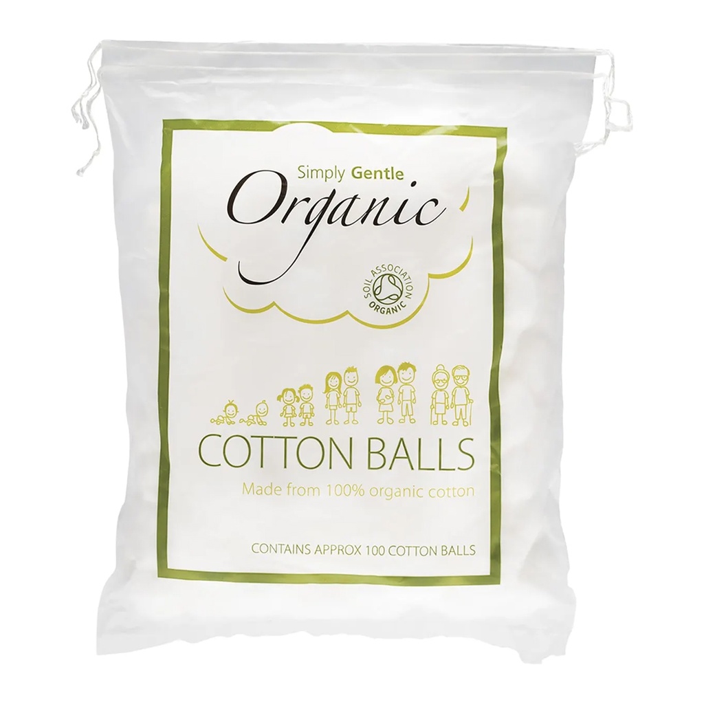 SIMPLY GENTLE ORGANIC | 有機棉球 100個