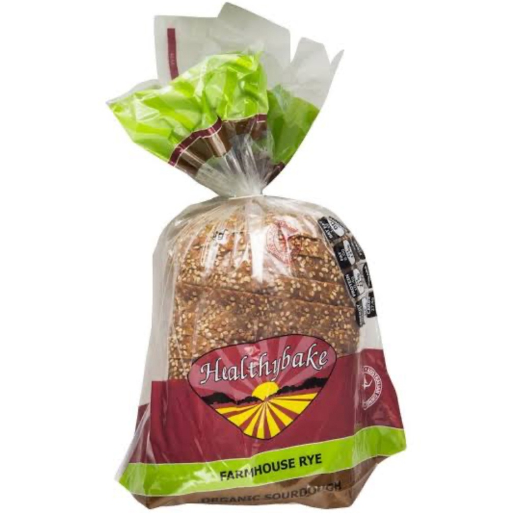 HEALTHYBAKE | Organic Farmhouse Rye Bread 600g