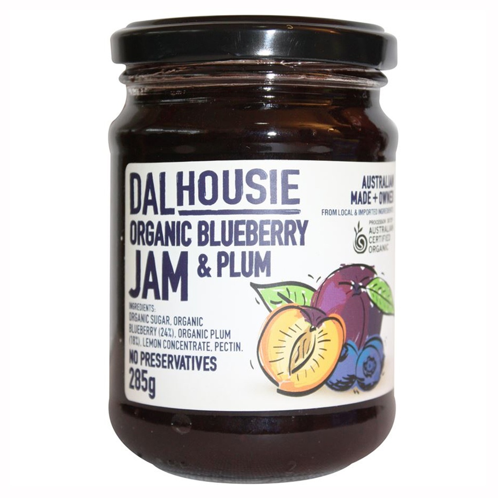 DALHOUSE | Organic Blueberry And Plum Jam, 285g