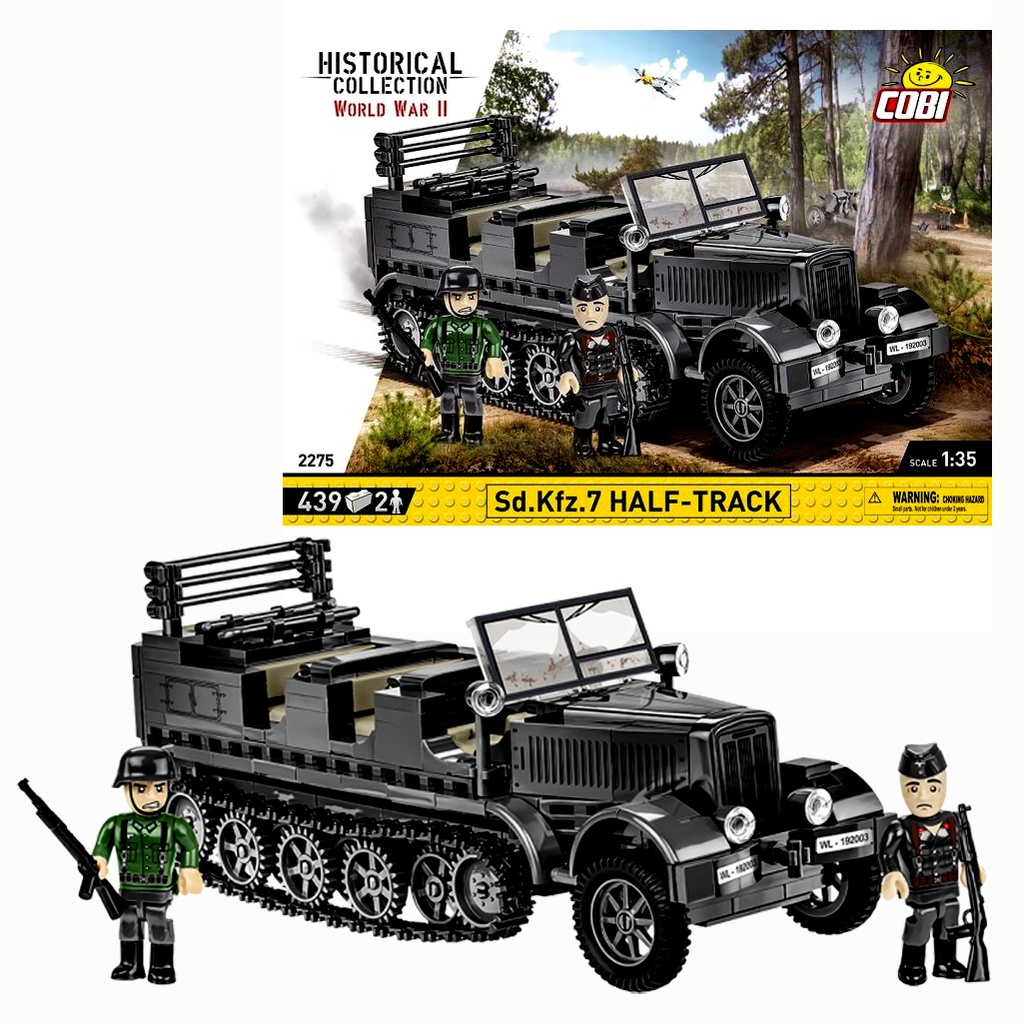 COBI | COBI-2275 HC WWII /2275/ SD.KFZ.7 HALF-TRACK 439pcs