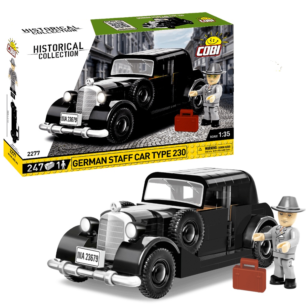COBI | COBI-2277 | HC 二戰 /2277/ 德國參謀車 - 230型 247片