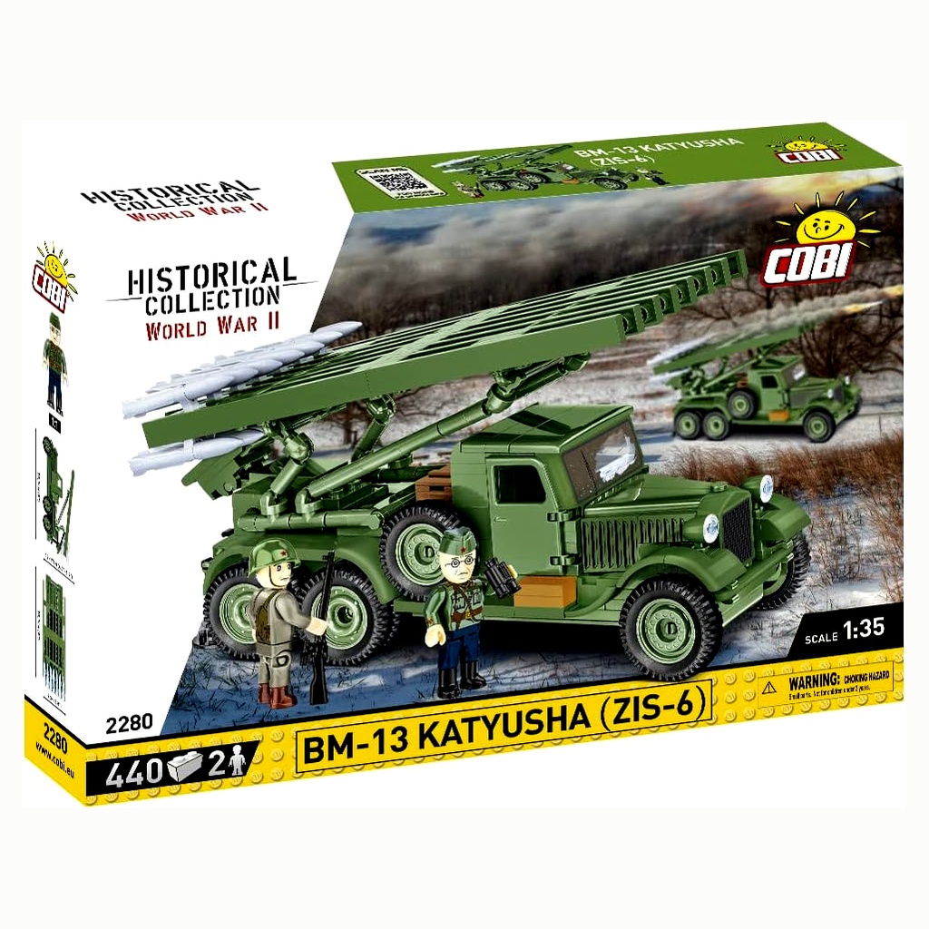COBI | COBI-2280 HC WWII /2280/ BM-13 KATYUSHA (ZIS-6) 440pcs