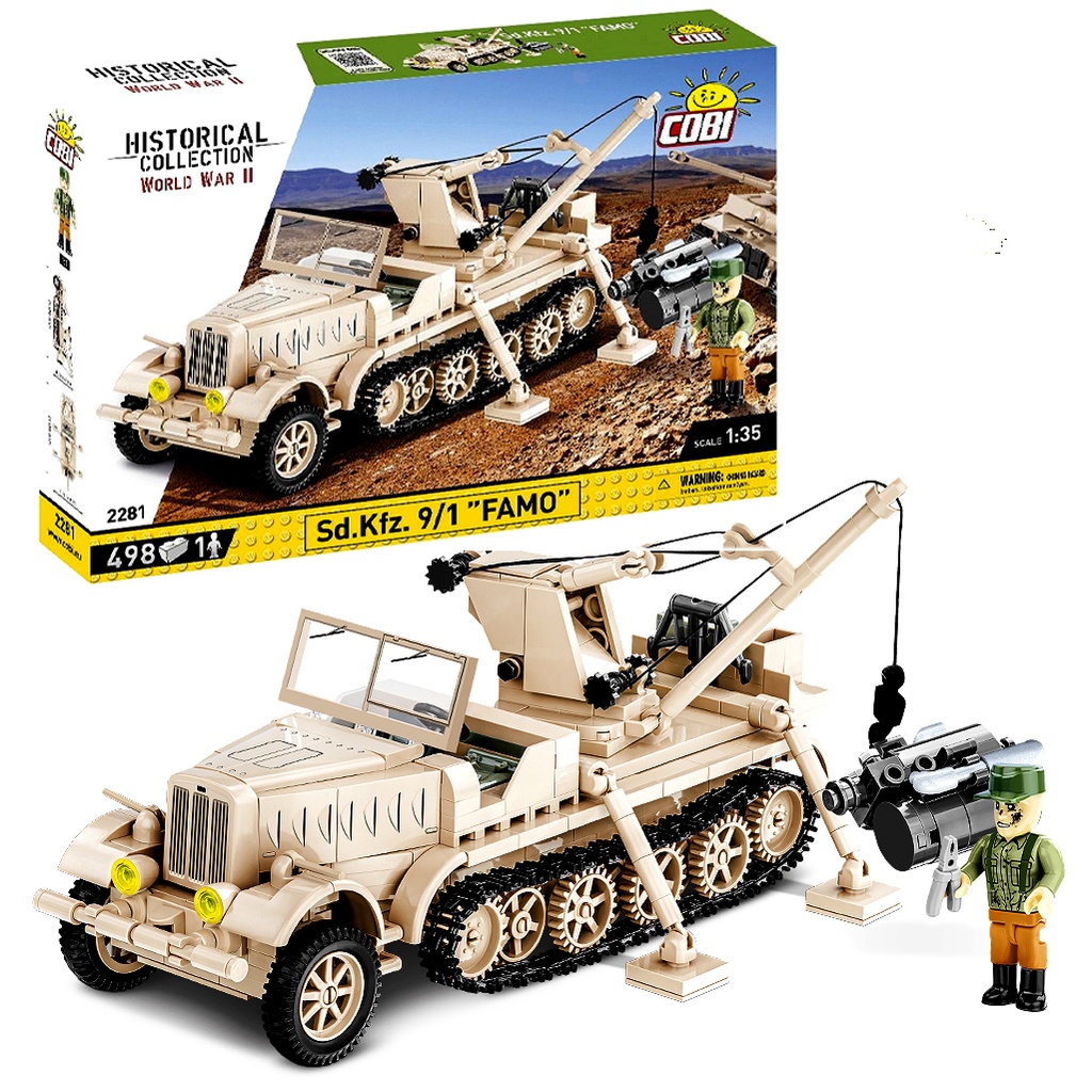 COBI | COBI-2281 HC WWII /2281/ SD.KFZ.9/1 "FAMO" 498pcs