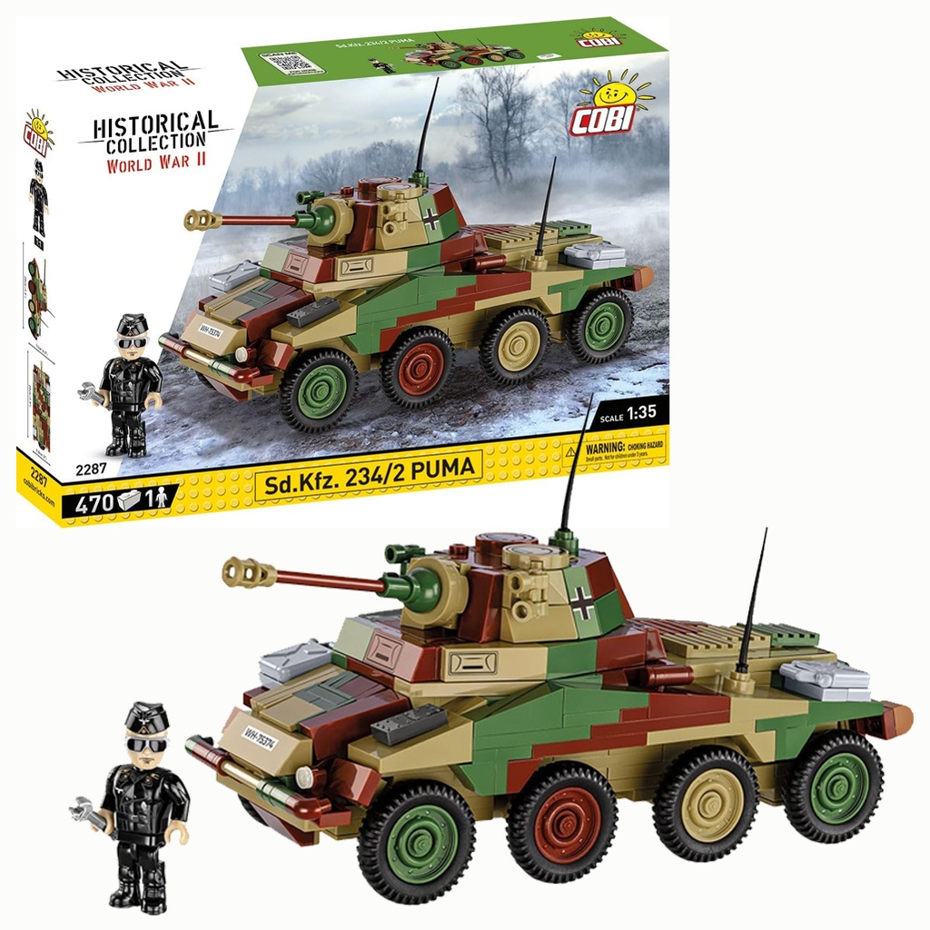 COBI | COBI-2287 Sd.Kfz. 234/2 Puma 470pcs