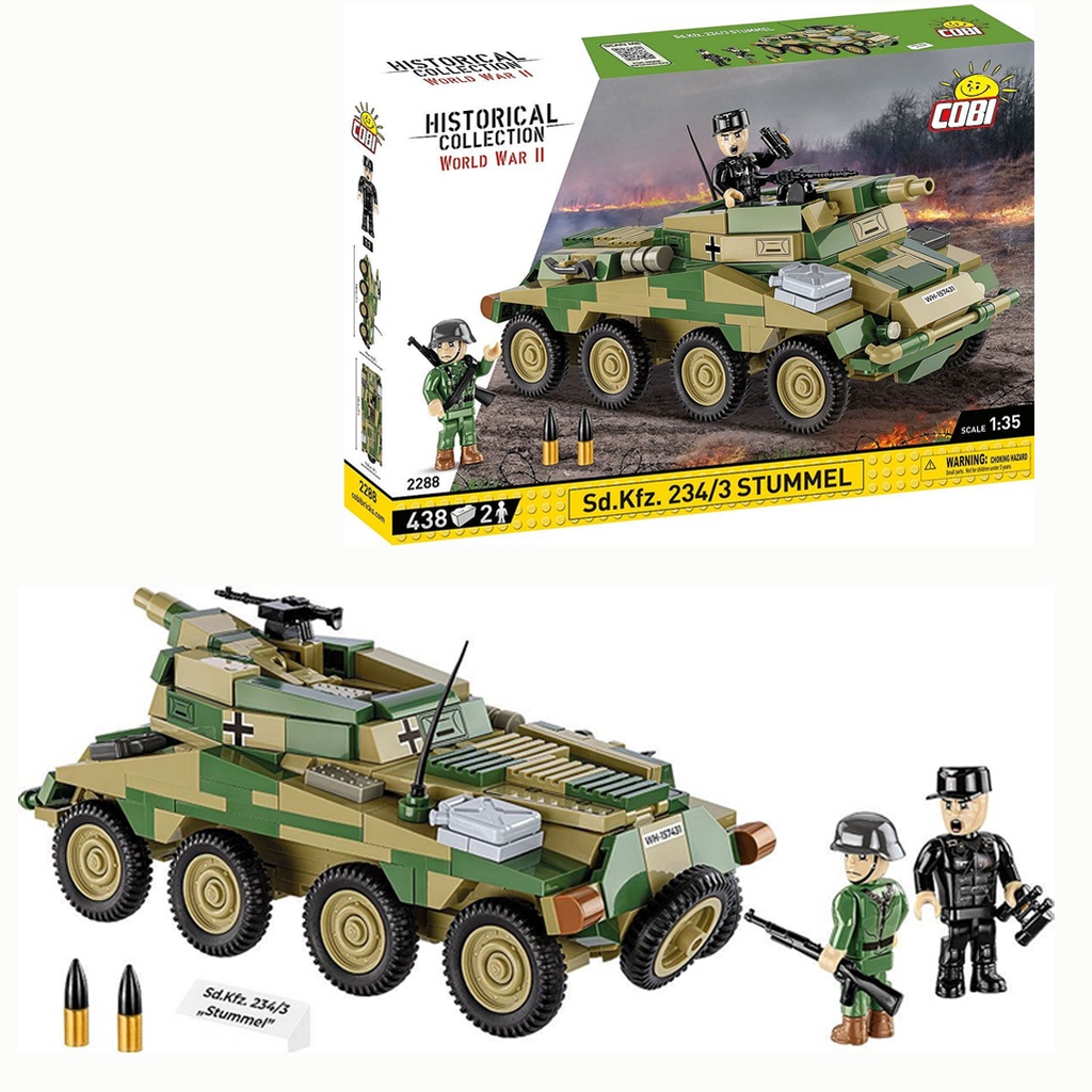 COBI | COBI-2288 Sd.Kfz. 234/3 Stummel 438pcs