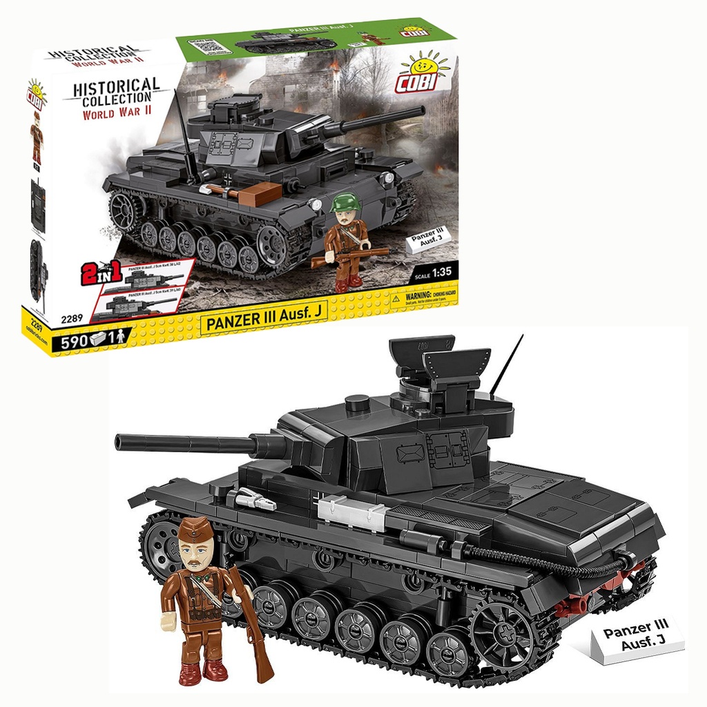 COBI | COBI-2289 Panzer III Ausf.J 590pcs
