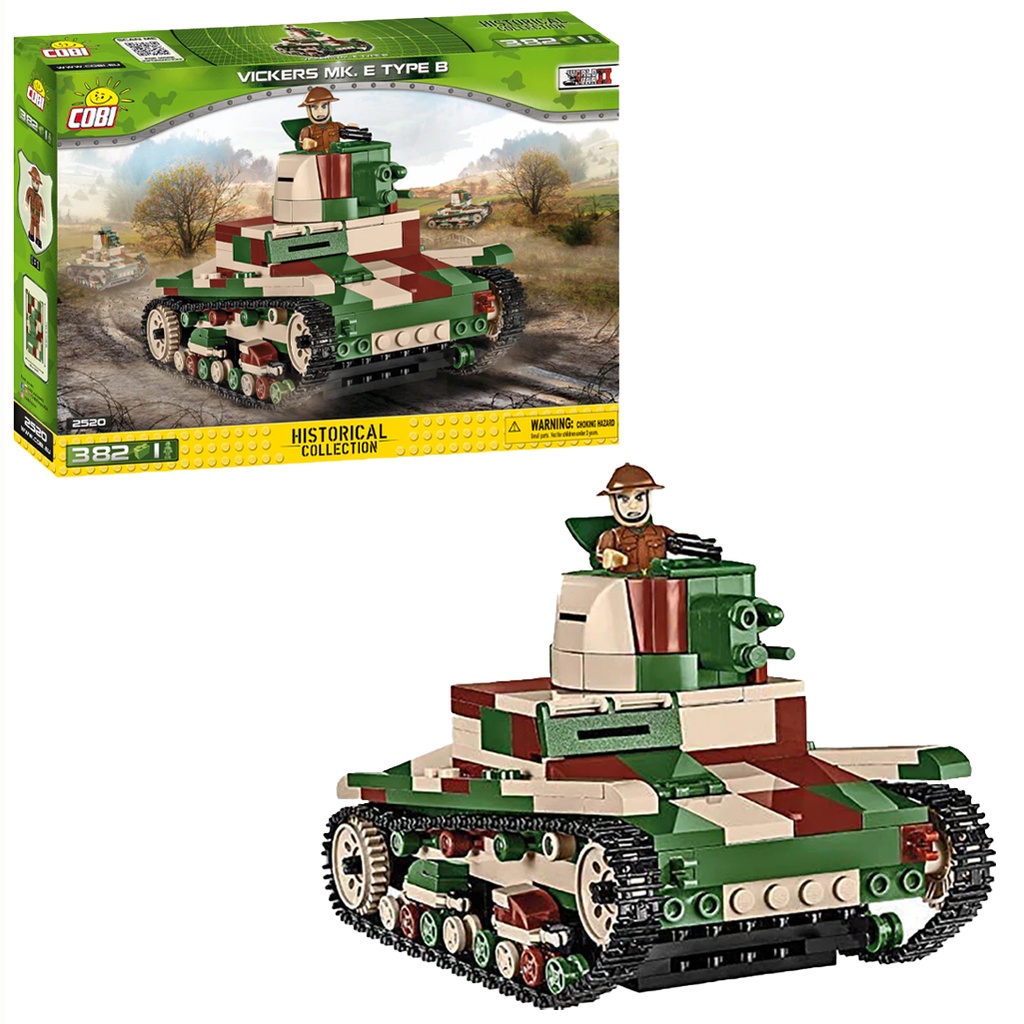 COBI | COBI-2520 | Vickers Mk.E B型 382片