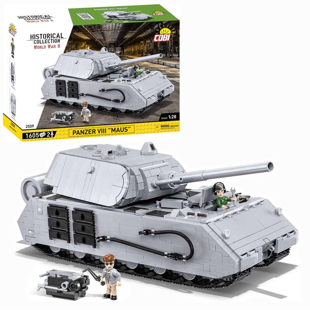 COBI | COBI-2559 HC WWII /2559/ PANZER VIII MAUS 1605pcs