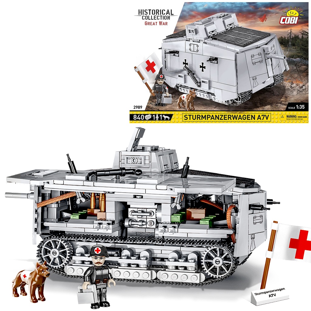 COBI | COBI-2982Sturmpanzerwagen A7V 575pcs