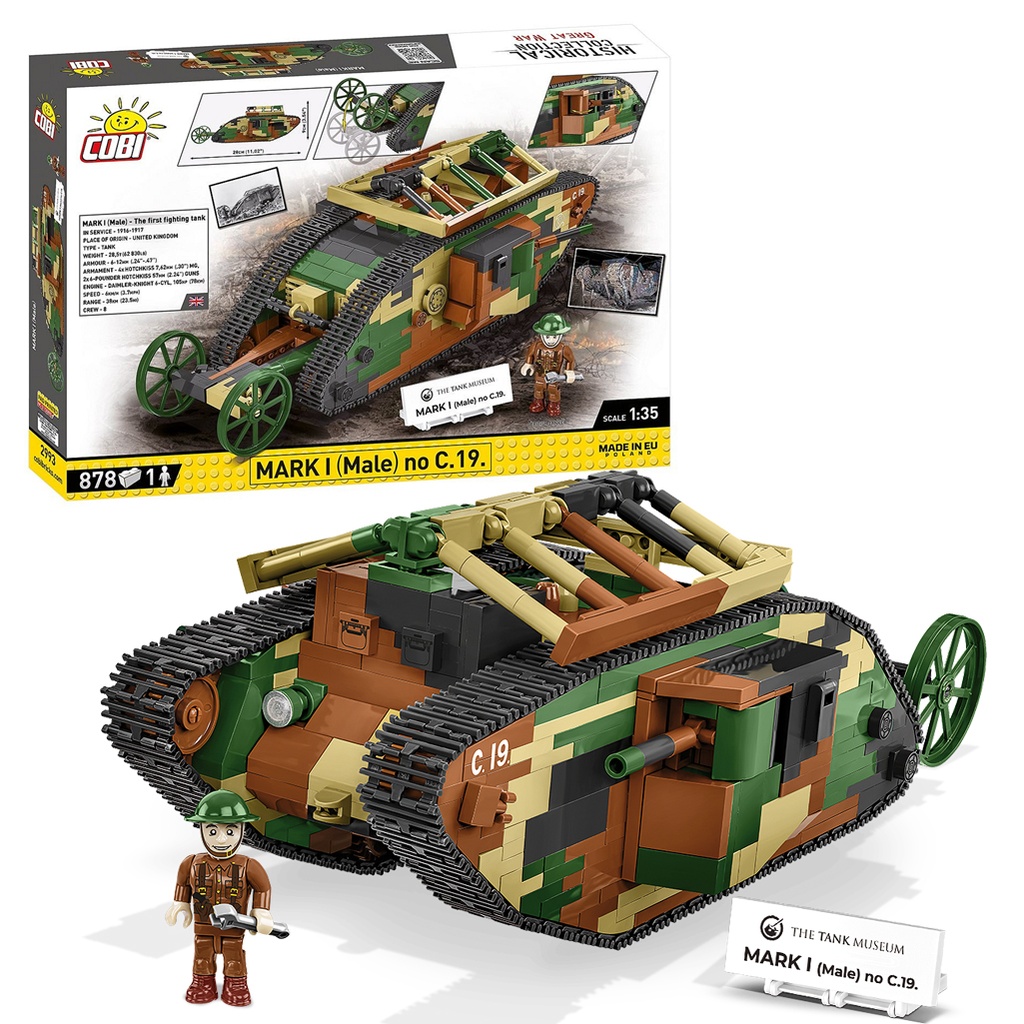 COBI | COBI-2993 Mark I Male no C.19 878pcs