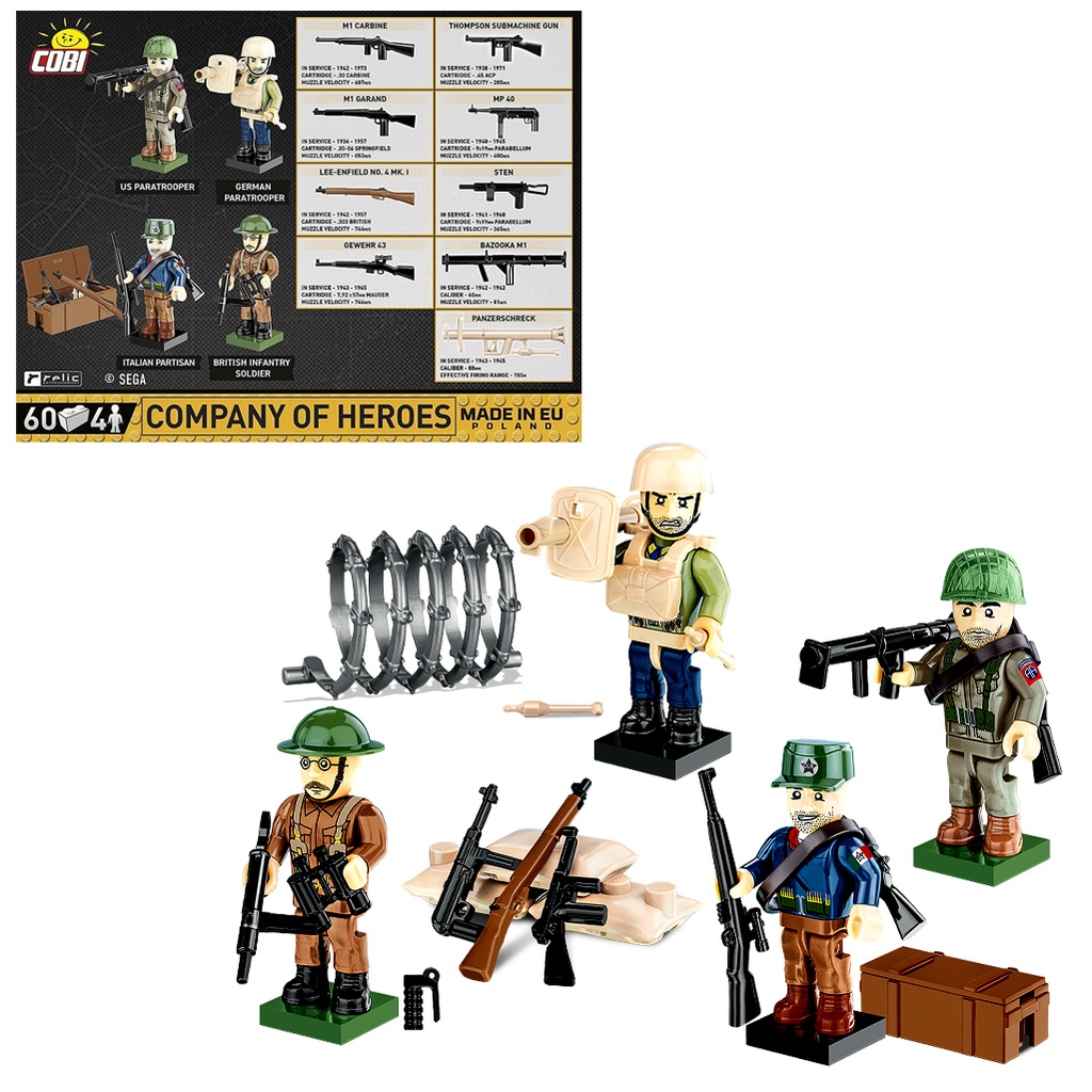 COBI | COBI-3041 | COH 3 /3041/ 人偶与配件 60片