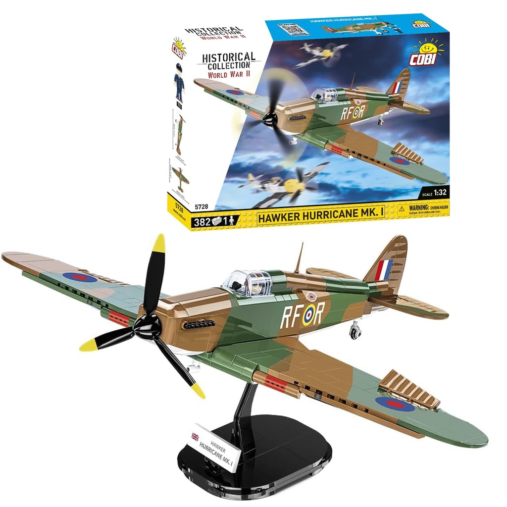 COBI | COBI-5728 HC WWII /5728/ HAWKER HURRICANE MK. I 382pcs
