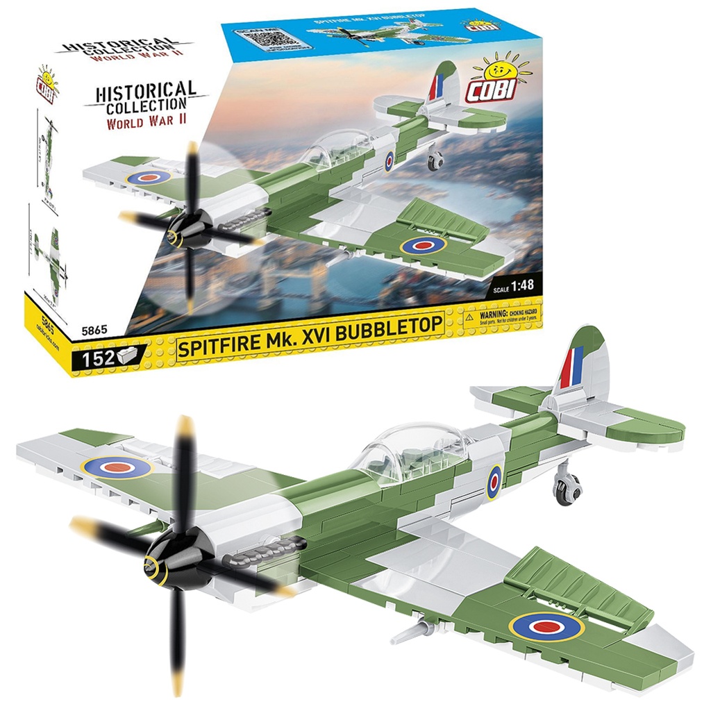 COBI | COBI-5865 Spitfire Mk. XVI Bubbletop 152pcs