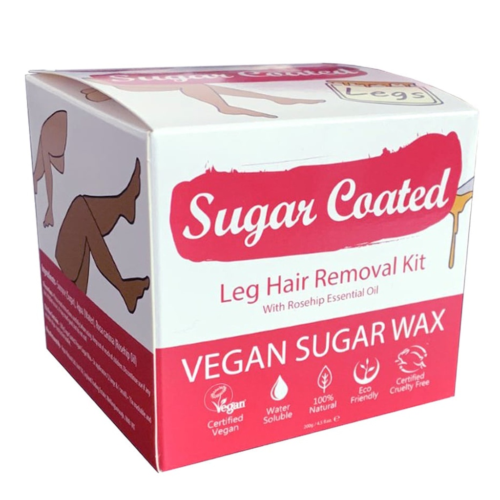 SUGAR COATED | 腿部除毛套組（含玫瑰果精油，200克）