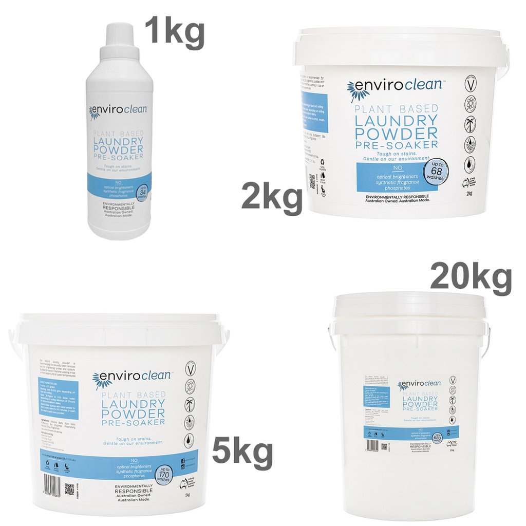 ENVIROCLEAN | Plant Based Laundry Powder Pre-Soaker