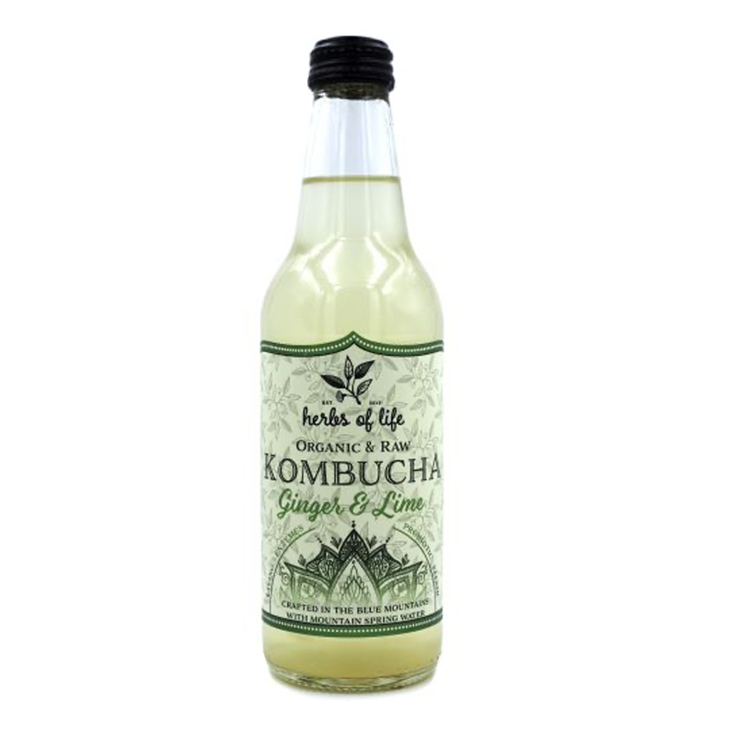 HERBS OF LIFE | 康普茶 – 薑和萊姆，330ml