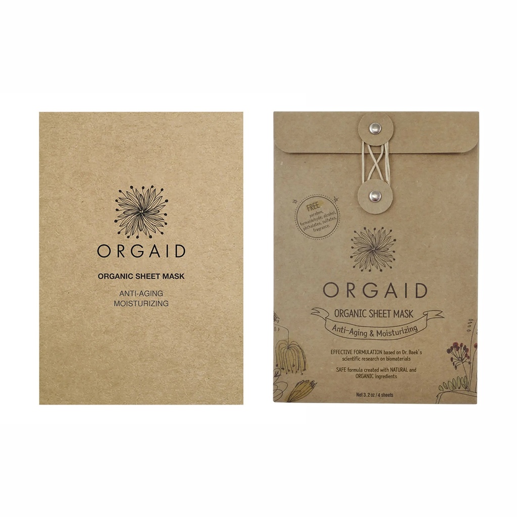 ORGAID | Organic Sheet Mask Anti-Aging & Moisturizing 24ml