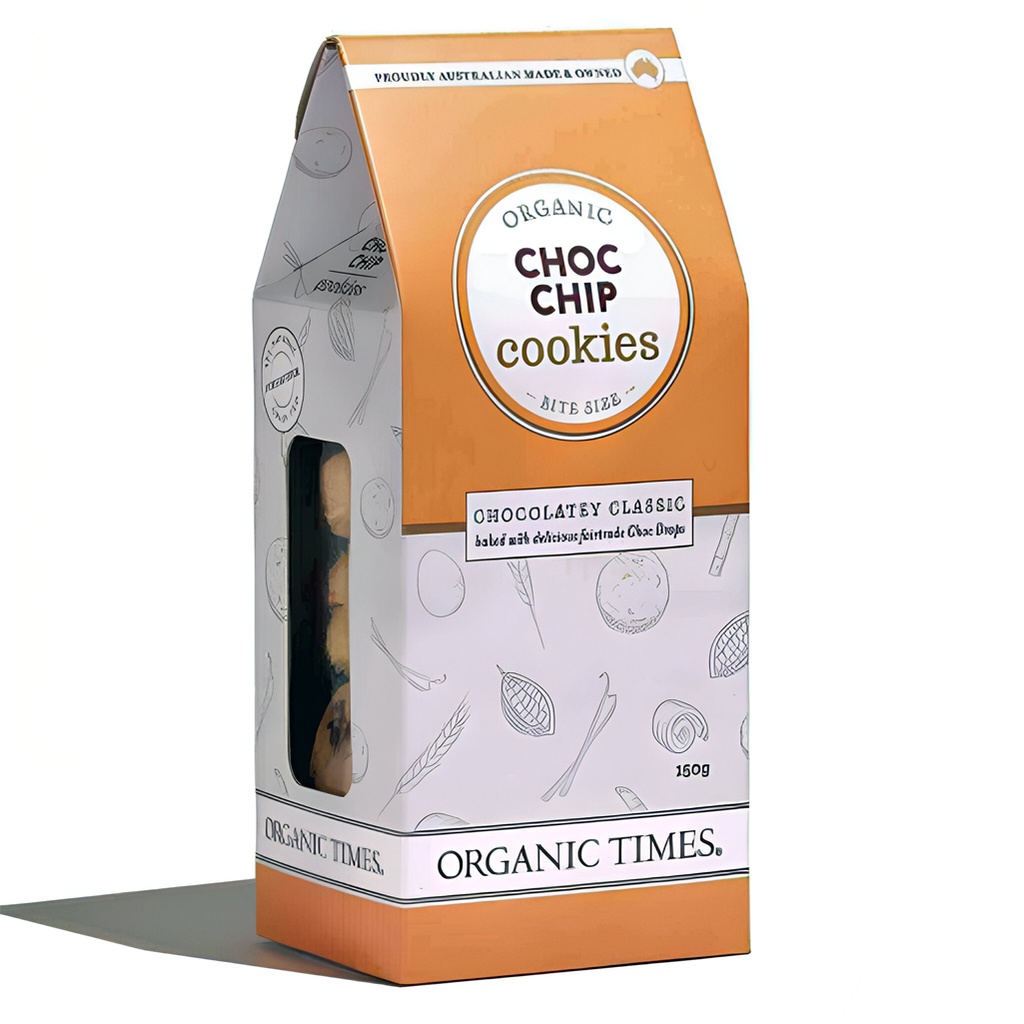 ORGANIC TIMES | Cookies – Choc Chip 150g