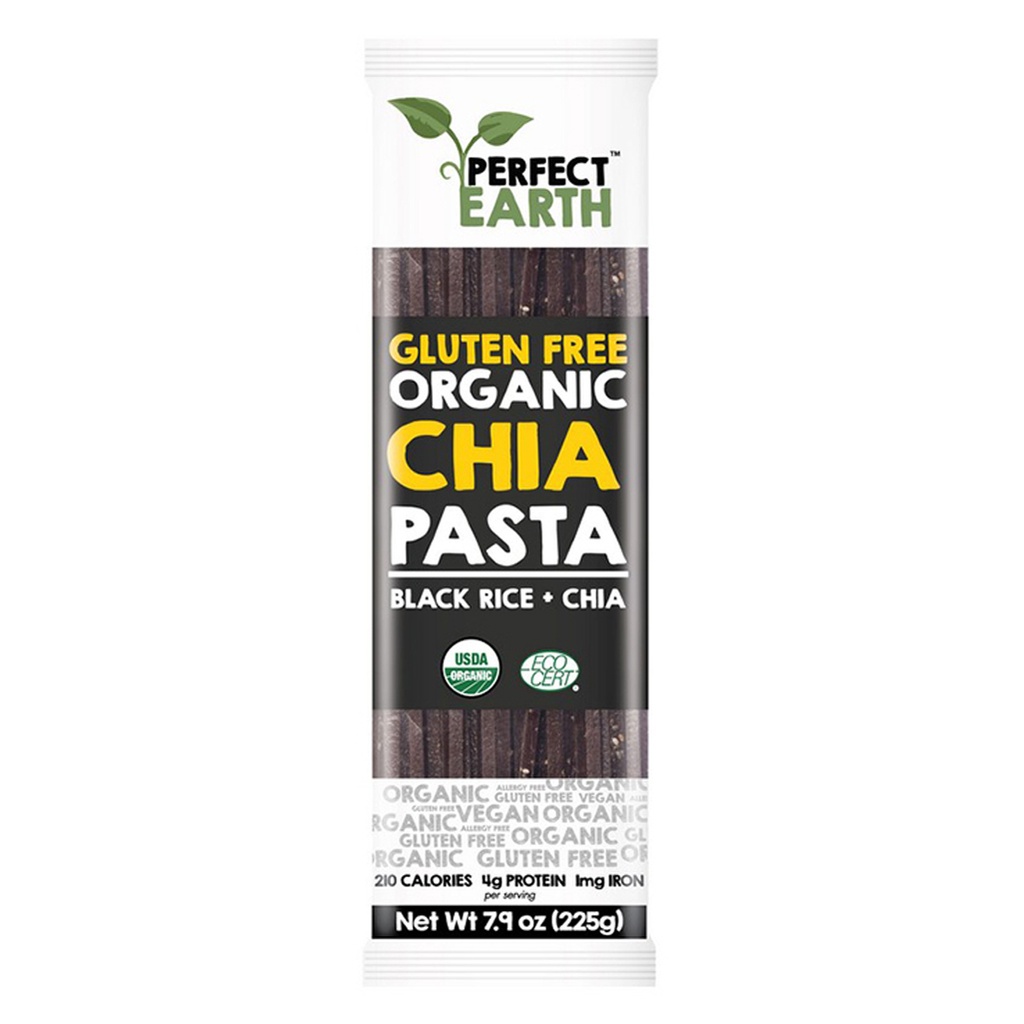 PERFECT EARTH | Organic Rice & Chia Pasta - Black, 225g