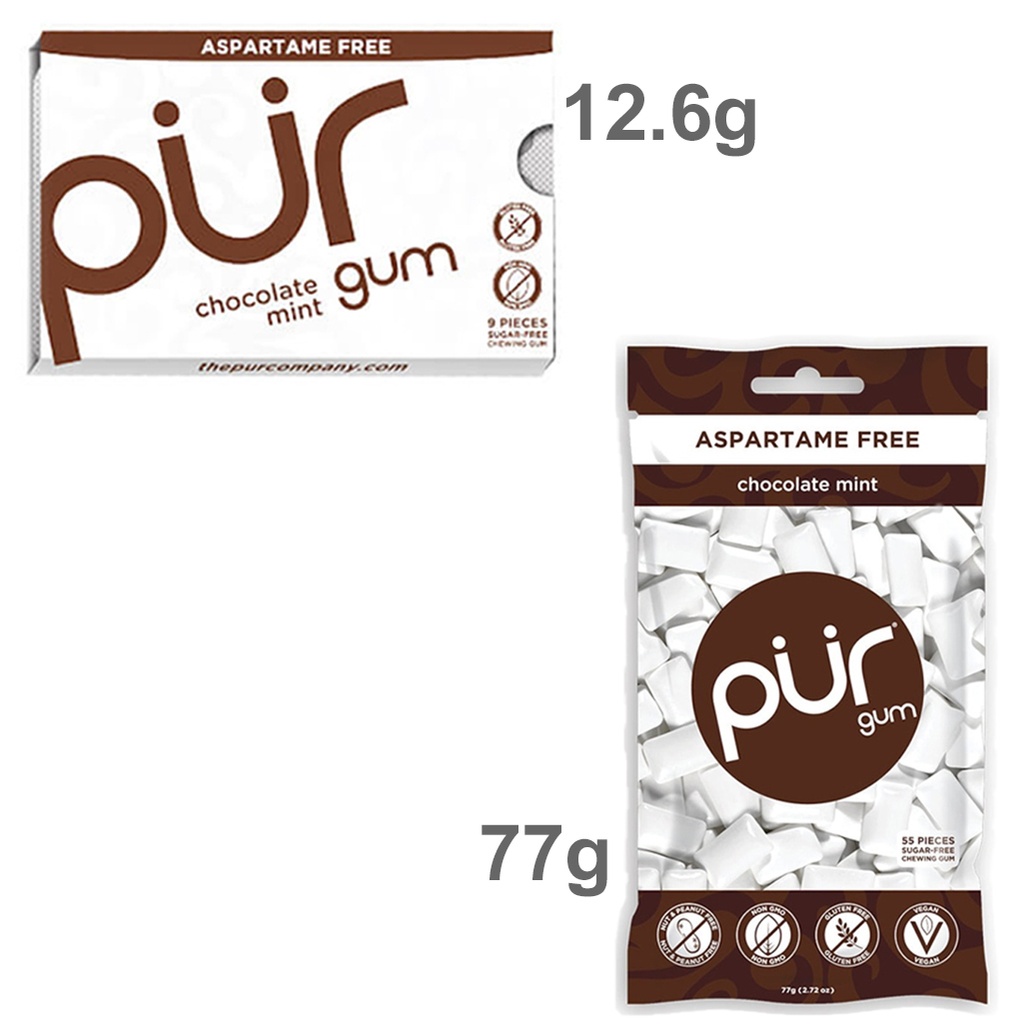 PUR | Gum - CHOCOLATE MINT GUM