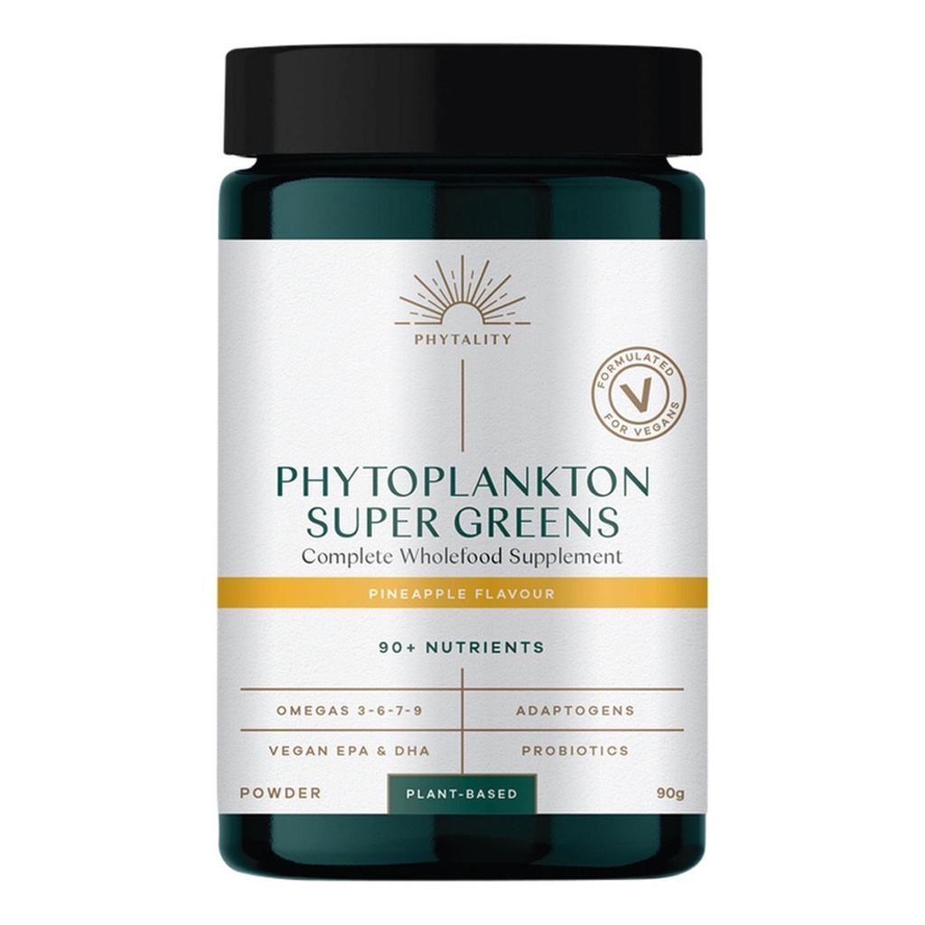 PHYTALITY | Phytoplankton Super Greens 〔 Complete Wholefood Supplement〕- Powder, 90g