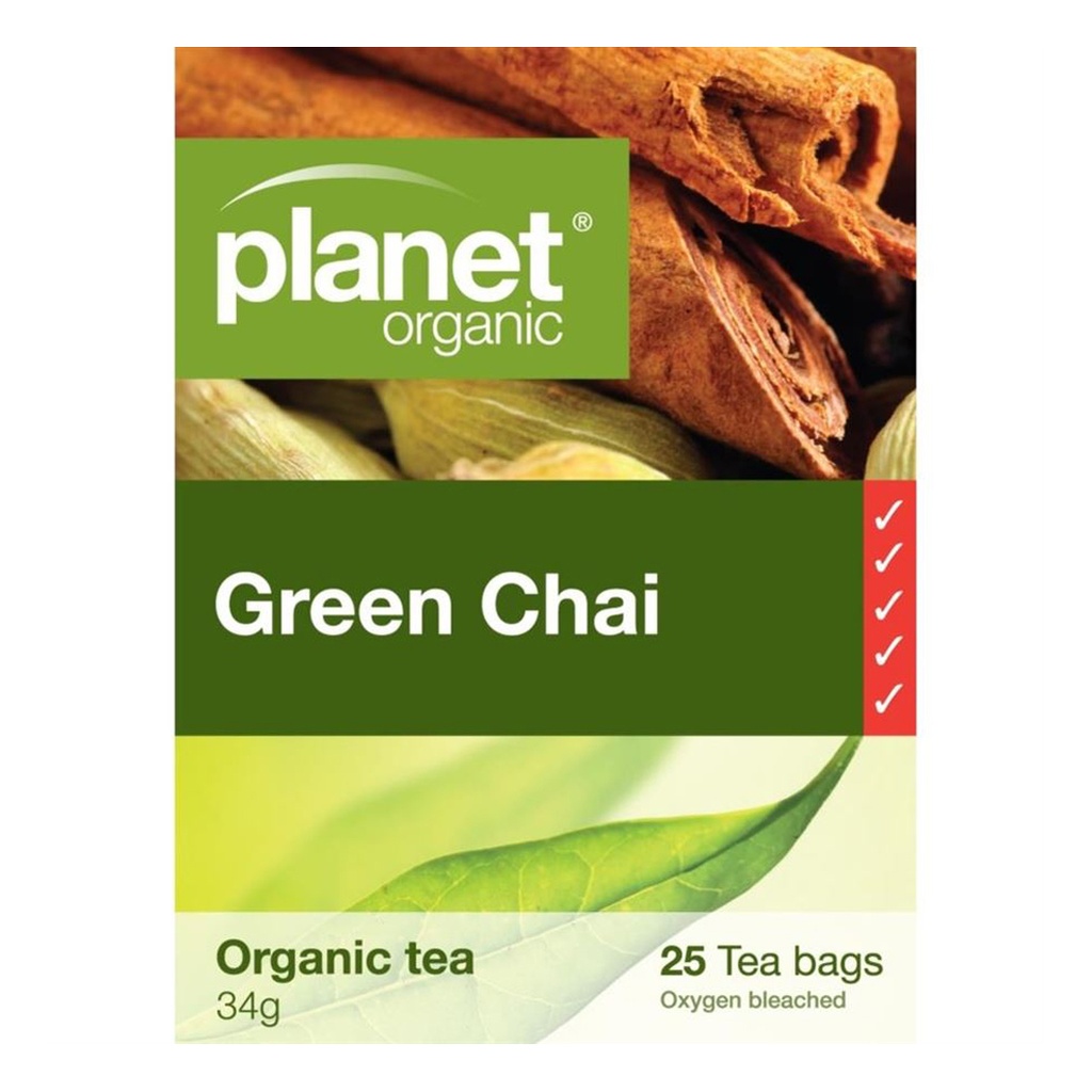 PLANET ORGANIC | 绿色印度茶 25 茶包