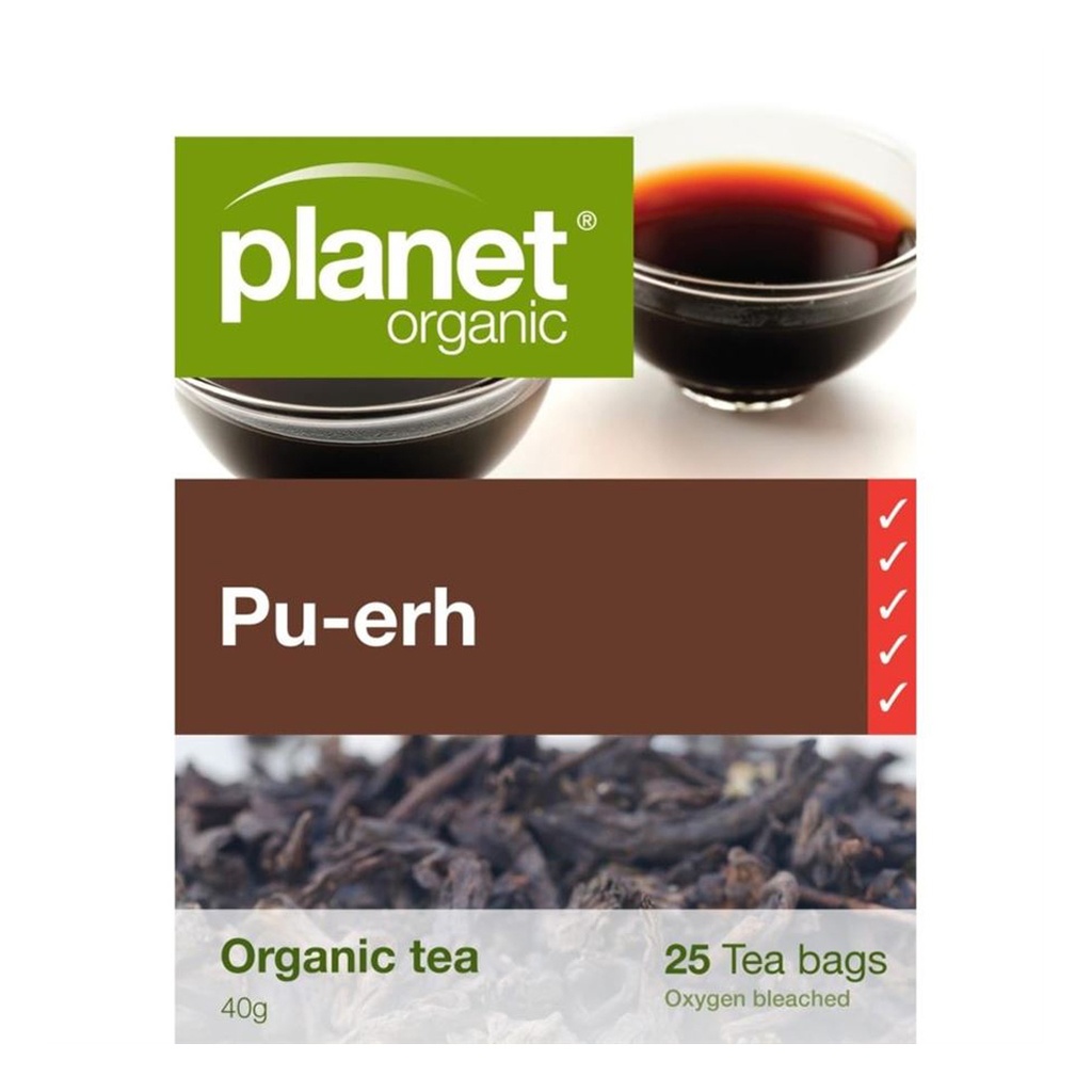 PLANET ORGANIC | 普洱茶 25 茶包