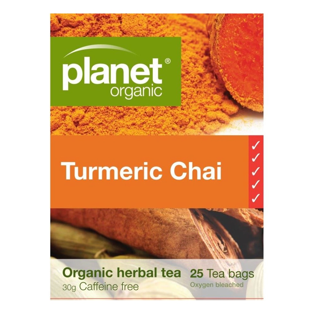 PLANET ORGANIC | 姜黄印度茶 25 茶包
