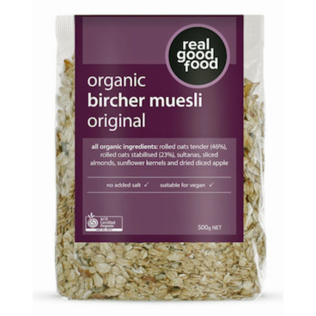 REAL GOOD FOOD | Muesli Bircher Organic (Bag) 500g