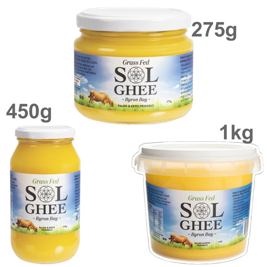 SOL ORGANICS | Grass Fed Ghee