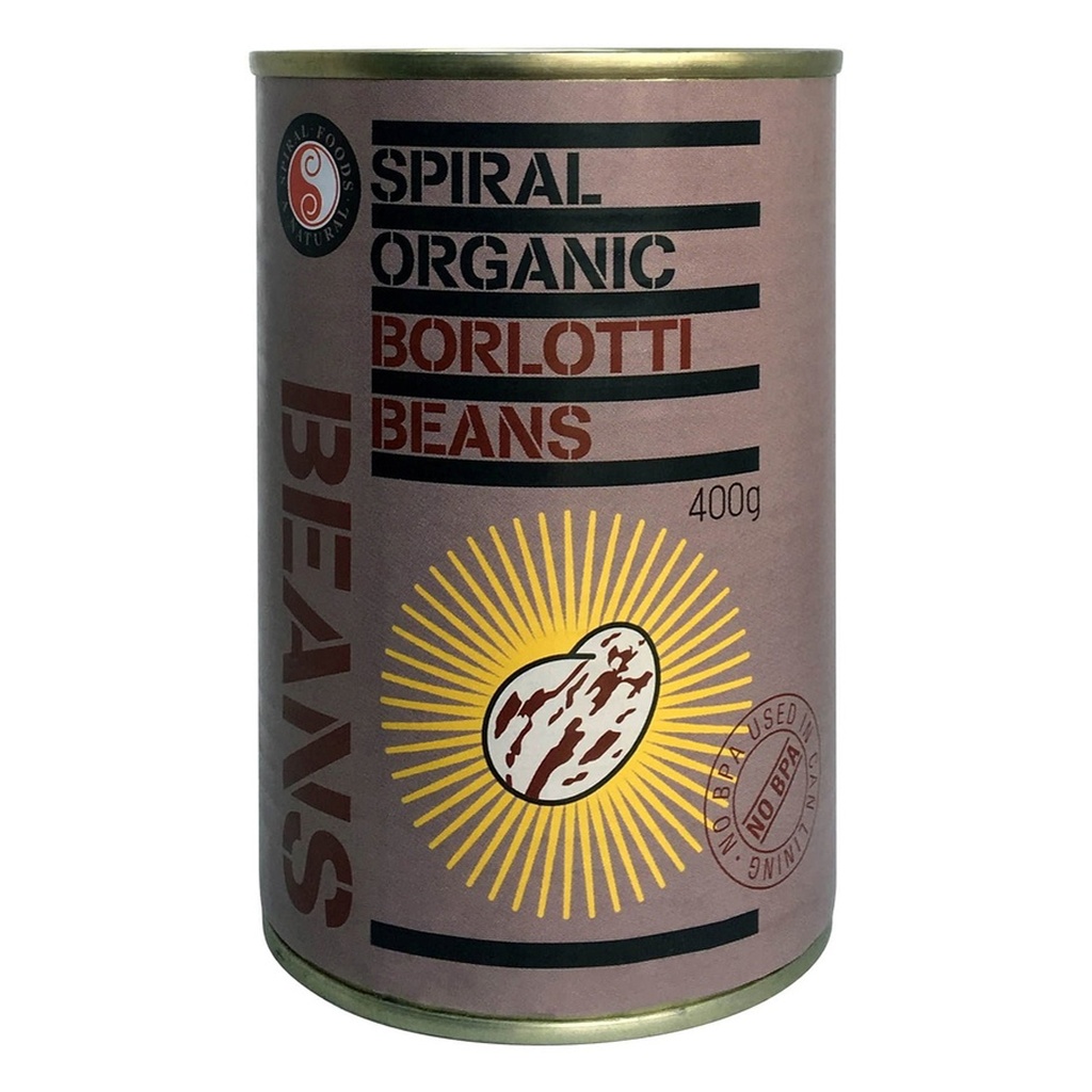 SPIRAL | Organic Borlotti Beans 400g