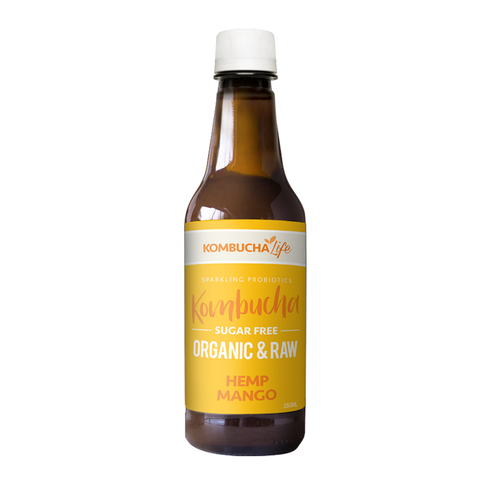 KOMBUCHA LIFE | Organic & Raw Hemp & Mango 350ml