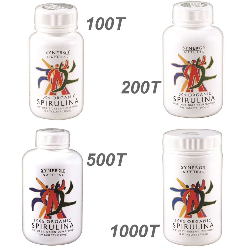 SYNERGY NATURAL | 有机螺旋藻锭（500毫克/锭）