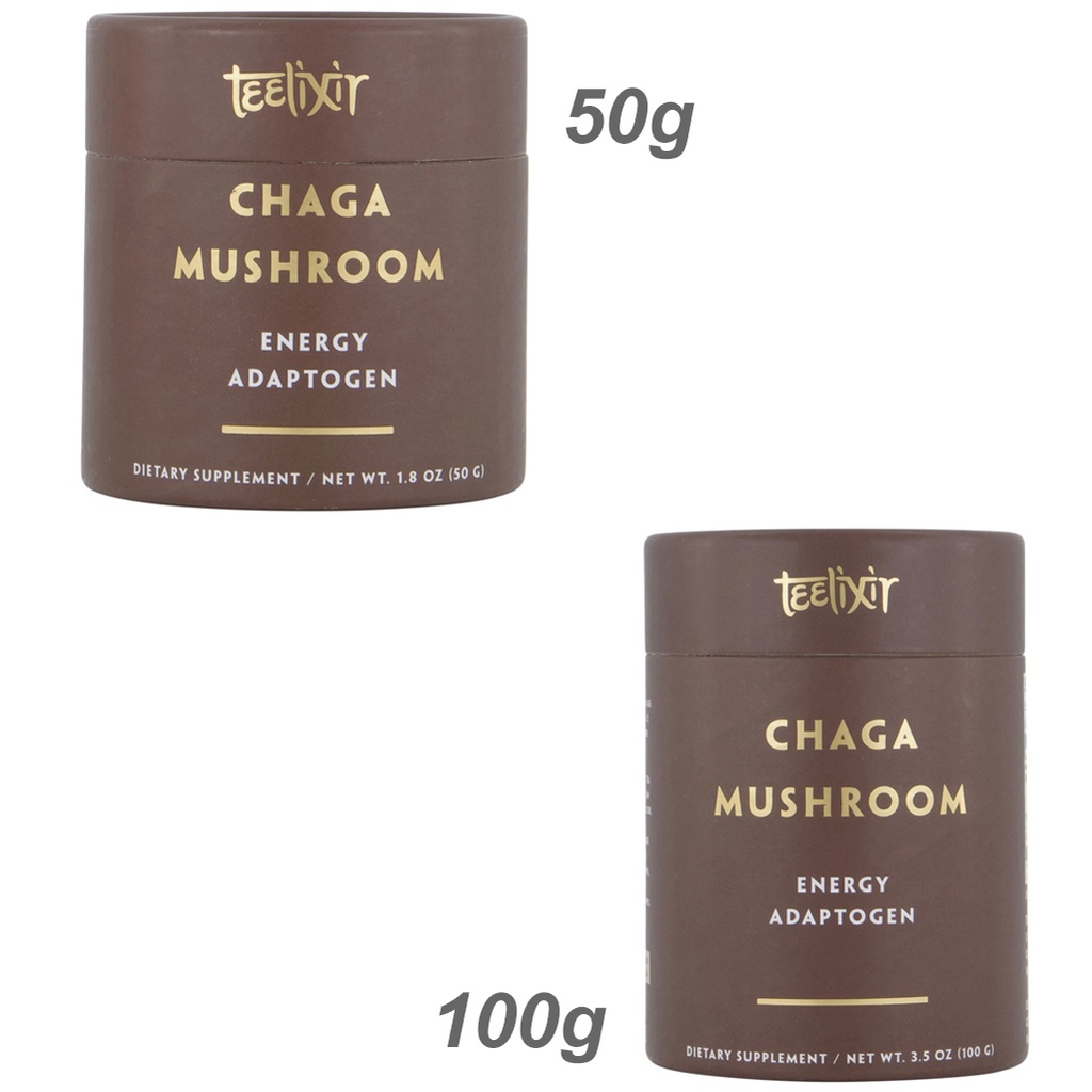 TEELIXIR | Organic Chaga Mushroom (Energy Adaptogen)
