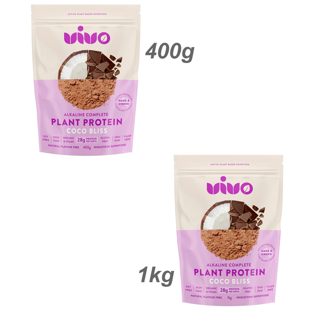 VIVO ALKALINE | 有機全植物蛋白粉（椰香可可風味）