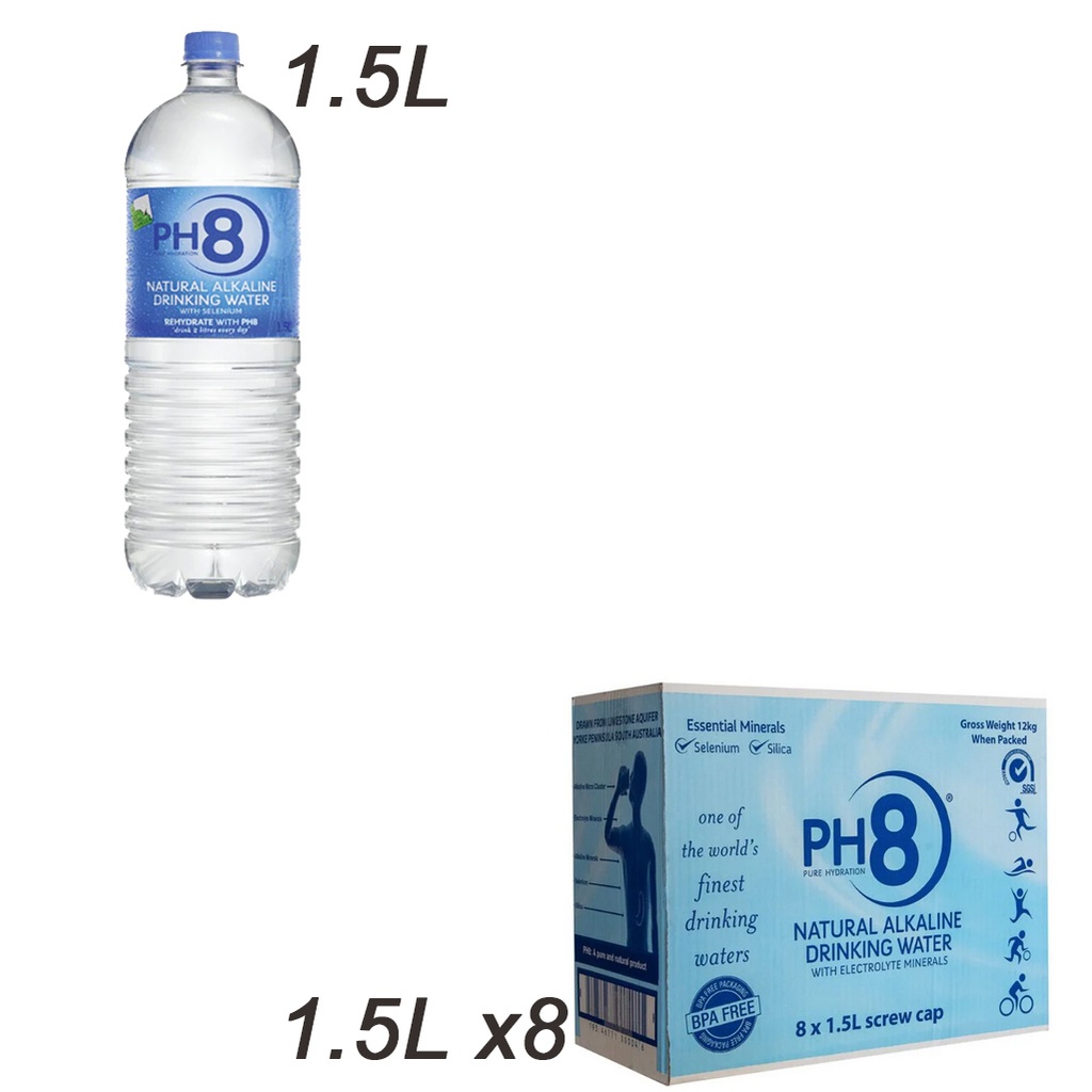 PH8 | Natural Alkaline Water 1.5L