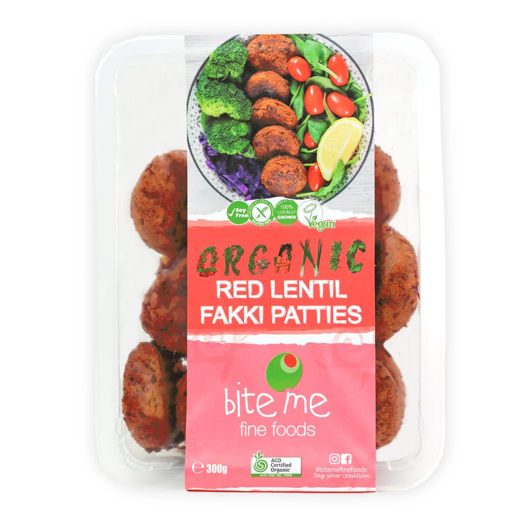 Bite Me｜有机红扁豆蔬菜汉堡排 - 300克