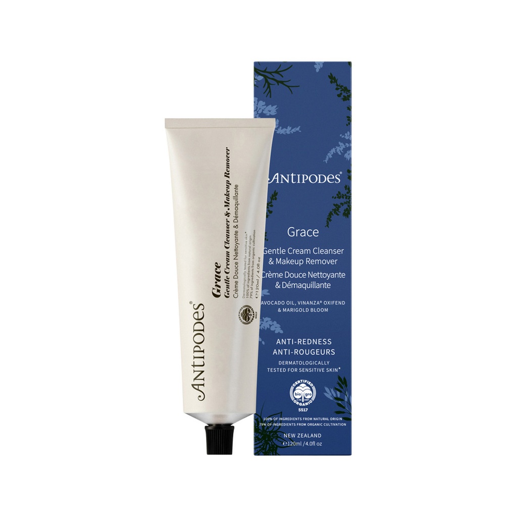 ANTIPODES | Organic Grace Gentle Cream Cleanser & Makeup Remover 120ml