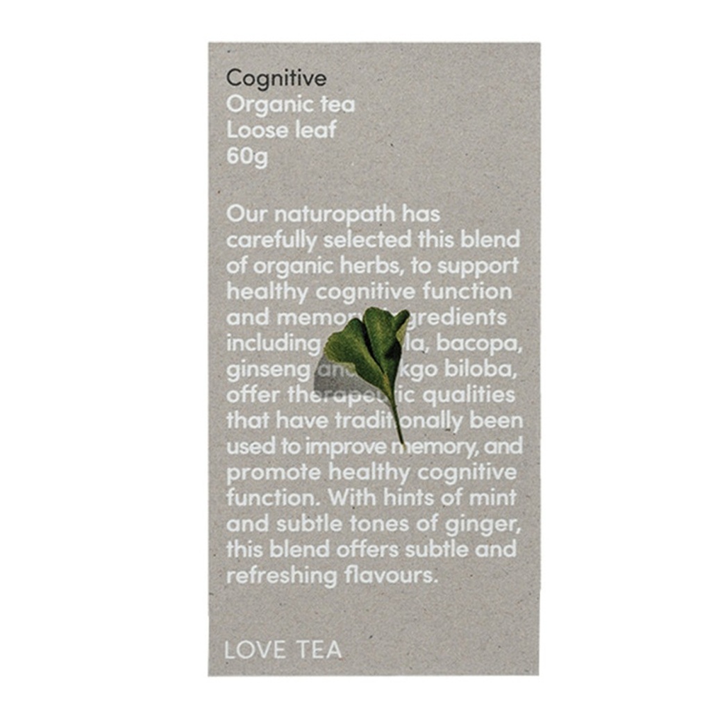 LOVE TEA | Organic Cognitive Tea Loose Leaf 60g