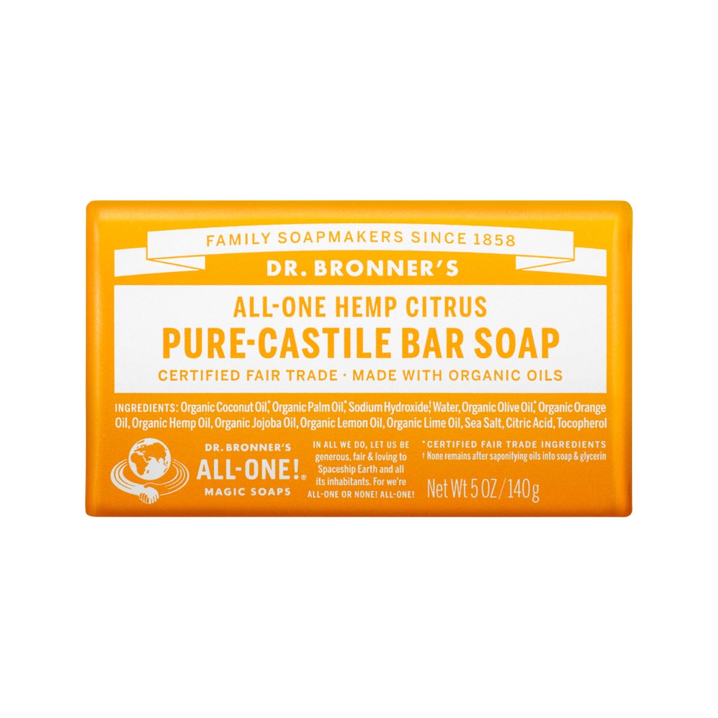 DR. BRONNER'S | Pure-Castile Bar Soap (Hemp All-One) Citrus 140g