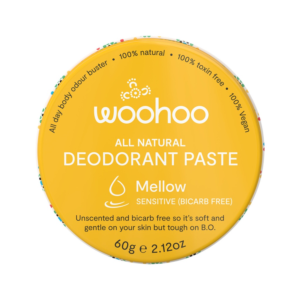 WOOHOO | Deodorant Paste Mellow (Sensitive) Tin 60g